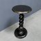 Black Wooden Side Table with Twisted Base 15