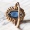 Vintage 18k Gold Sapphire & Diamond Ring, 1970s 13
