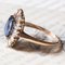 Vintage 18k Gold Sapphire & Diamond Ring, 1970s, Image 5