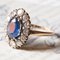 Vintage 18k Gold Sapphire & Diamond Ring, 1970s, Image 3