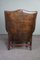 Vintage Brown Leather Armchair, Image 4