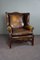 Vintage Brown Leather Armchair, Image 2