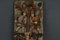 Panel de caza del siglo XX de madera tallada y personajes medievales policromados, Imagen 2