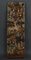 20th Century Hunting Carved Wood & Polychrome Medieval Characters Panel, Image 1
