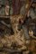 Pannello con personaggi medievali in legno intagliato e policromo, XX secolo, Immagine 6