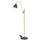 Black Brass Bl2 Floor Lamp by Robert Dudley for Bestlite, 1930s 1