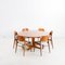 Teak Dining Chairs by Hartmut Lohmeyer for Wilkhahn, 1960s, Set of 6 16