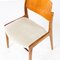 Teak Dining Chairs by Hartmut Lohmeyer for Wilkhahn, 1960s, Set of 6, Image 8