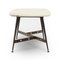 Tavolino da caffè con ripiano in marmo e base in ottone, anni '50, Immagine 5
