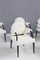 Renè Drouet Important Set of Six Chairs in Wood and White Bouclé by René Drouet, 1938, Set of 6 9
