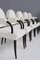 Renè Drouet Importante set di sei sedie in legno e bouclé bianco di René Drouet, 1938, set di 6, Immagine 2