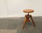 Vintage Swivel Tripod Stool in Pine 16