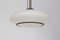 Pendant in Brass, Opaline Glass and Aluminum from Stilnovo, 1958 5