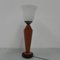 Art Deco Table Lamp with Glass Shade, 1930s, Image 1