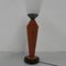Art Deco Table Lamp with Glass Shade, 1930s 2