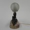 Art Deco Desk Lamp with Woman and Globe, 1920s, Image 6