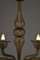 Lampadario veneziano a 6 braccia in vetro di Murano ambrato, Italia, Immagine 13