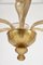 Italian Venetian 6-Arm Chandelier in Hand-Blown Amber Murano Glass 11