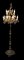 Italian Bronze and Crystal Flower Floor Lamp, 1950s, Image 5