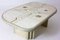 Table Basse en Travertin avec Incrustation en Laiton, 1970s 4