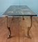 French Chinoiserie Brass & Marble Coffee Table, 1930s 4