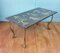 French Chinoiserie Brass & Marble Coffee Table, 1930s 3