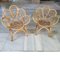Vintage Rattan Flower Children's Chairs, Set of 2 2