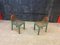 Small Modernist Side Chairs in Lacquered Beech and Cane, Belgium, 1925, Set of 2 2