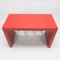 Mesas Beside lacadas en rojo de Kaisa Blomstedt, 2003. Juego de 2, Imagen 2