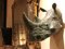 Rhino Trophy Head Bronze Wandskulptur mit Grün Patina Finish, 2021 3