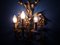 Italienische Wandlampe aus Messing, 1950er 4