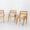 Fauteuils Mid-Century par Vittorio Armellini, Italie, Set de 3 2