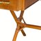 Schreibtisch aus Bambus Rattan Geflecht & Messing, 1950er 11