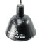 Lámparas colgantes industriales vintage de fábrica esmaltada en negro, Imagen 2