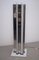 Acrylic Glass, Steel and Marble Floor Lamp, Italy, 1970s 1