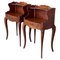 20th French Nightstands with Drawer and Open Shelf, 1910s, Set of 2 1