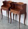 20th French Nightstands with Drawer and Open Shelf, 1910s, Set of 2 6