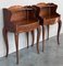 20th French Nightstands with Drawer and Open Shelf, 1910s, Set of 2 5