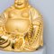 Golden Laughing Buddha in Porcelain, 20th Century 3