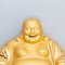 Golden Laughing Buddha in Porcelain, 20th Century 2