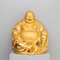 Buda sonriente dorado de porcelana, siglo XX, Imagen 1