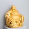 Golden Laughing Buddha in Porcelain, 20th Century 9