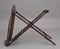 Early 19th Century Mahogany Folding Butlers Tray on Stand, 1830s 3