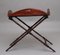 Early 19th Century Mahogany Folding Butlers Tray on Stand, 1830s 1