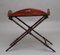 Early 19th Century Mahogany Folding Butlers Tray on Stand, 1830s, Image 1