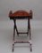 Early 19th Century Mahogany Folding Butlers Tray on Stand, 1830s, Image 4