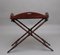 Early 19th Century Mahogany Folding Butlers Tray on Stand, 1830s, Image 5