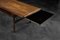 Mid-Century Modern Danish Rosewood Coffee Table with Shelf and Pull-Out Black Top, 1960s 4