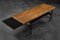 Mid-Century Modern Danish Rosewood Coffee Table with Shelf and Pull-Out Black Top, 1960s 8