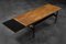 Mid-Century Modern Danish Rosewood Coffee Table with Shelf and Pull-Out Black Top, 1960s, Image 8
